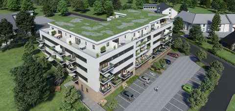 Ansicht des Lebensquartiers an der Wied