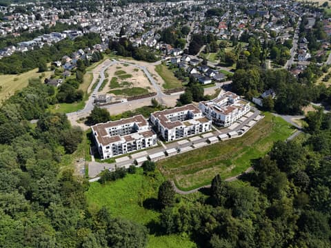 Luftbild des Wohnquartiers Sonnengarten